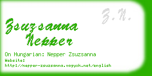 zsuzsanna nepper business card